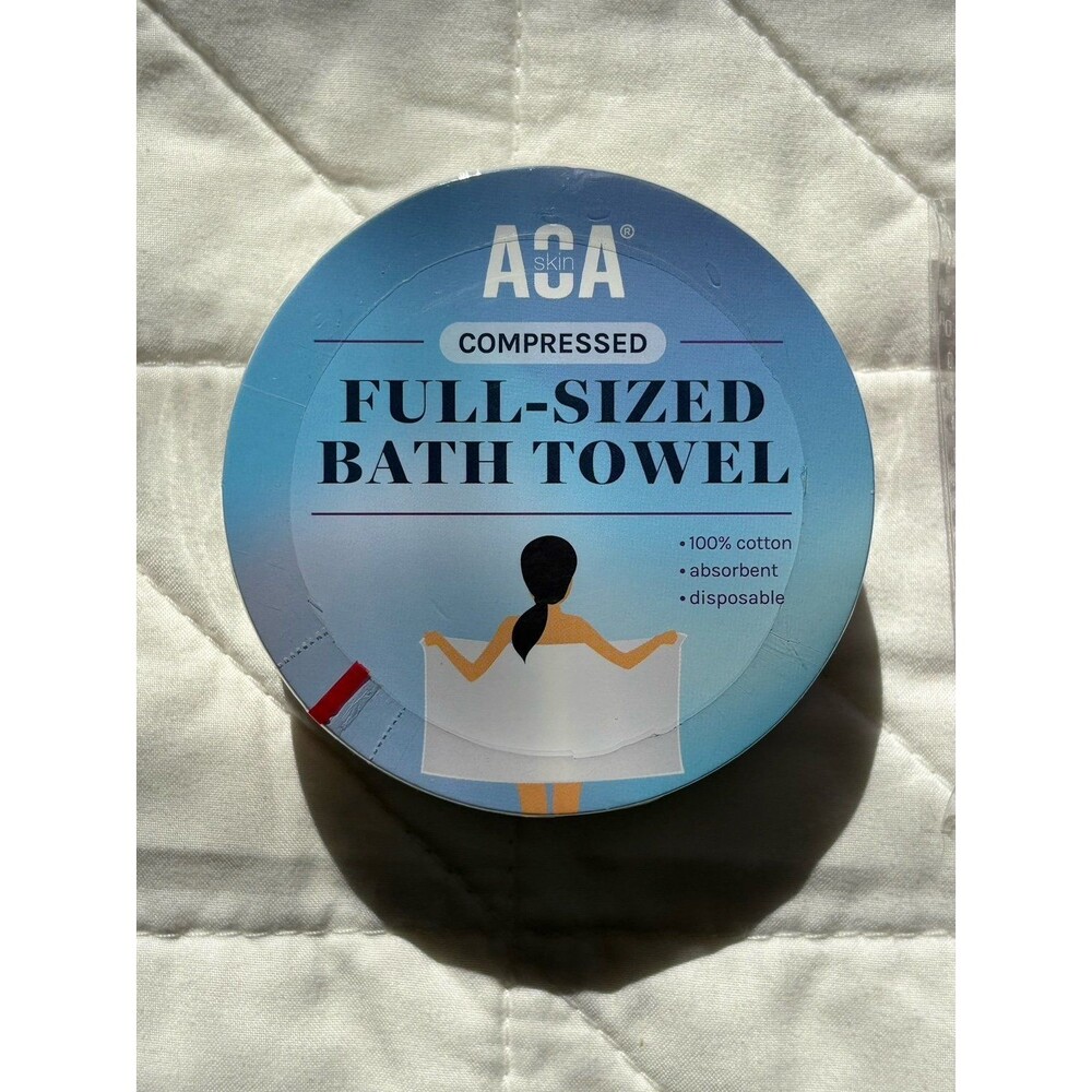 AOA Studio Compressed Towel Travel Bundle - 1 Bath and 5 Face Towels - Picture 3 of 5